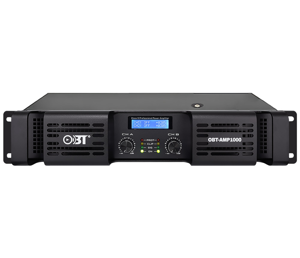 F系列H類雙通道模擬功放 OBT-AMP1000